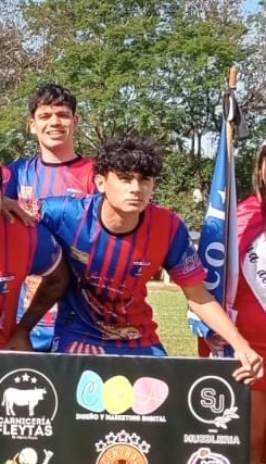 Juan Portillo debutó en Itatí y le dio la victoria al azugrana.