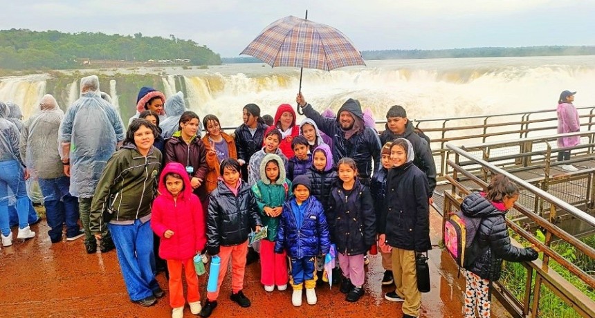 Ni&ntilde;os de la Salita Obra de San Antonio de Puerto Libertad conocieron las Cataratas