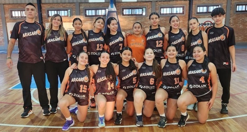 Arasar&iacute; B&aacute;squet clasific&oacute; a la Zona Campeonato del Federal U15 Femenino