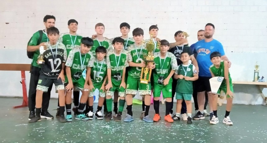 Fútsal Infato-Juvenil Finales: San Miguel gritó campeón tres veces 