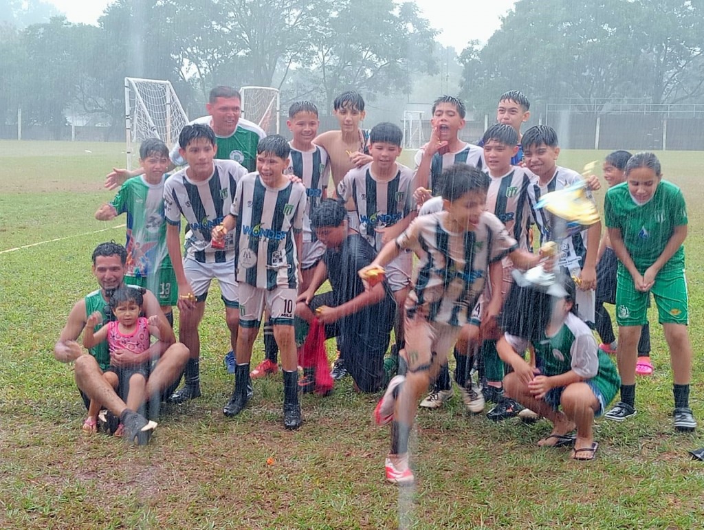 La lluvia no opacó el desarrollo de Mundialito de Fútbol Infantil
